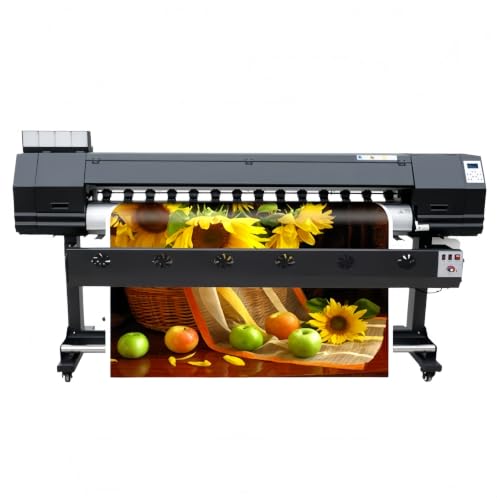 Image of 1.8m Eco Solvent Large Format Printer Plotter Single Nozzle with Xp600 Printhead for Applicable to Banners Wallpapers etc Inkjet Printing