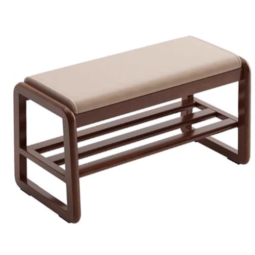 Meuble à chaussures étroit entrée finis les tas de souliers avec ce banc de rangement moderne