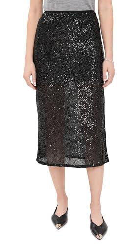 Enza Costa Women's Sequin Bias Skirt