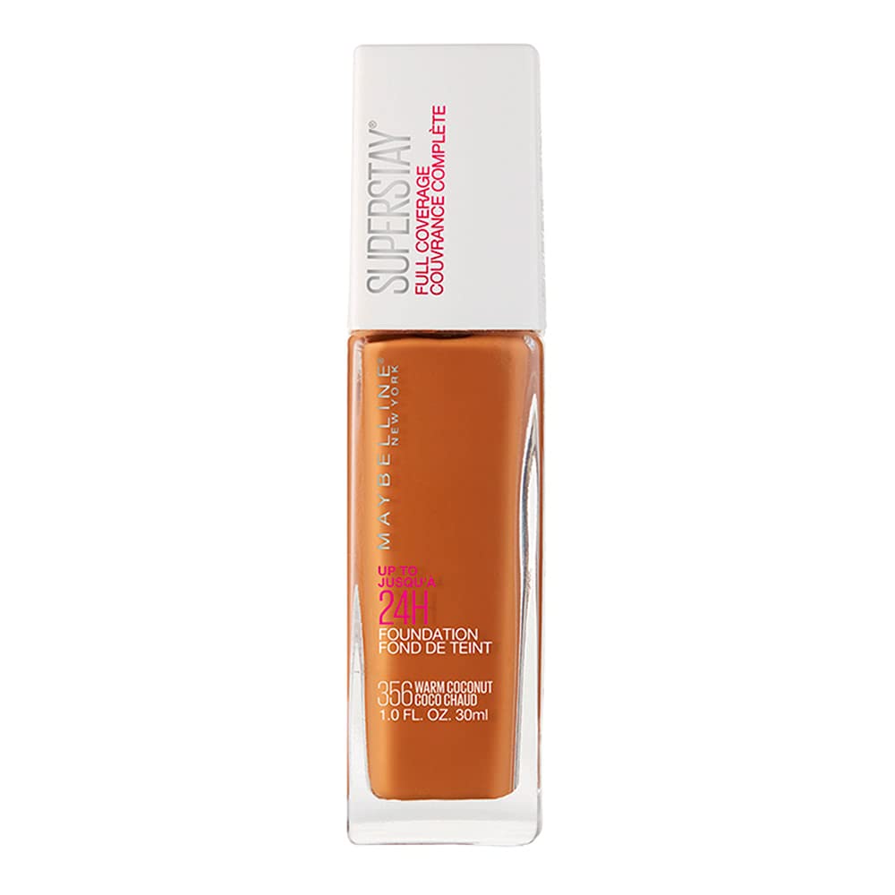 Maybelline Super Stay Full Coverage Liquid Foundation - Trucco caldo, 38 ml