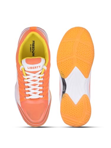Image of Liberty Freedom GRIPPER-01 Sports Lacing Non Marking Badmintion & Paddle /Pickle Ball Shoes for Men with Rubber Sole, Lightweight & Comfortable | Suitable for Table Tennis, Squash and All Indoor Court