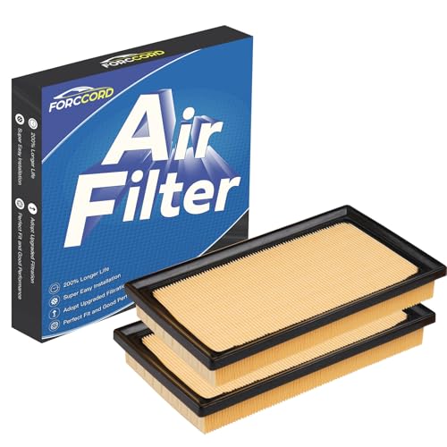 Image of 2-Pack Engine Air Filters for 18-25 Toyota Camry Hybrid,19-22 Avalon Hybrid | 19-25 RAV4 Hybrid,20-25 Highlander Hybrid, 21-25 Sienna, 18-22 C-HR, Replace#CA12289, Engine Filter Car Accessories