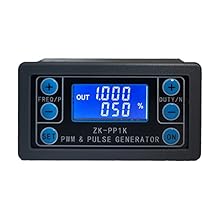 Parameter----Working voltage:3.3V~30V, frequency range:1Hz~150KHz, signal loading capacity:less than 30mA. Dual Mode----The signal generator has two mode, PWM and pulse. Protection----With anti-reverse protection, 5.08mm terminal wiring. Easy to oper...