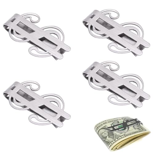 💰️GRANDE REGALO: questi fermasoldi in acciaio inossidabile sono il regalo perfetto per la festa del papà, la laurea, eventi aziendali, anniversari, Natale o uomini d'affari.