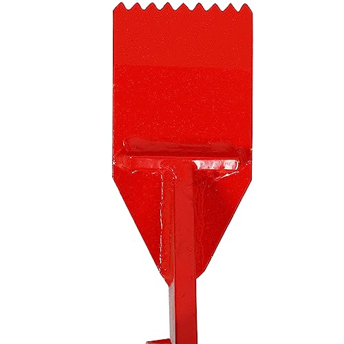 XTevu Felling Lever, 51 in Tree Jack Logging Lever with Cant Hook, Forged Steel Forestry Timber Tool for Directional Tree Felling, Log Rolling and Lifting, Manual, red