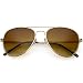 zeroUV - Small Classic Aviator Sunglasses 50mm Aviators (Gold)