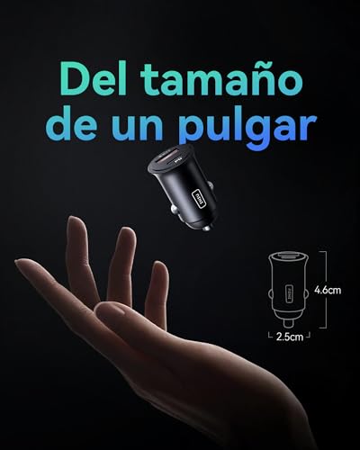 INIU Cargador Coche Carga Rápida, 60W Total [USB C 30W+USB A 30W] PD & QC3.0 Car Charger+[1m] 100W Cable, USB C Cargador Mechero Coche para Movil iPhone 16 15 14 Pro MAX iPad Samsung S25 Huawei LG - imagen 5