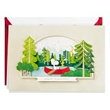 Hallmark Signature Peanuts - Tarjeta de cumpleaños (Snoopy Canoa)