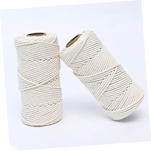 Cuerda de encaje de algodón resistente para tejer tapices de macramé estables 3