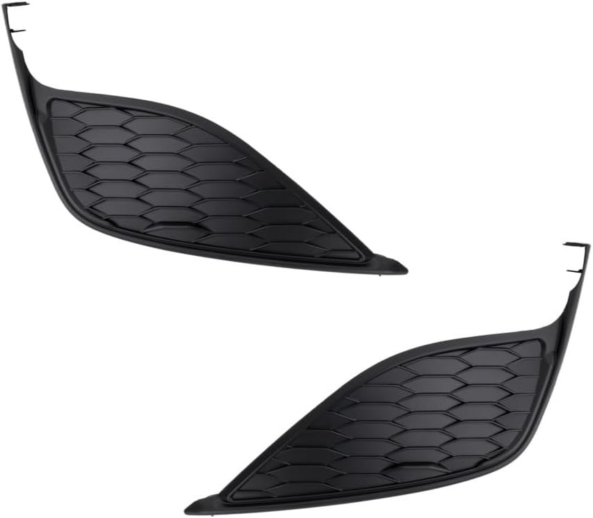 For Toyota Camry 2021 2022 Fog Light Cover Driver Side | Front | For SE Models | Closed Honeycomb | Made of Plastic | Textured | Replacement For TO1038242 | 191275791578, 8148206190