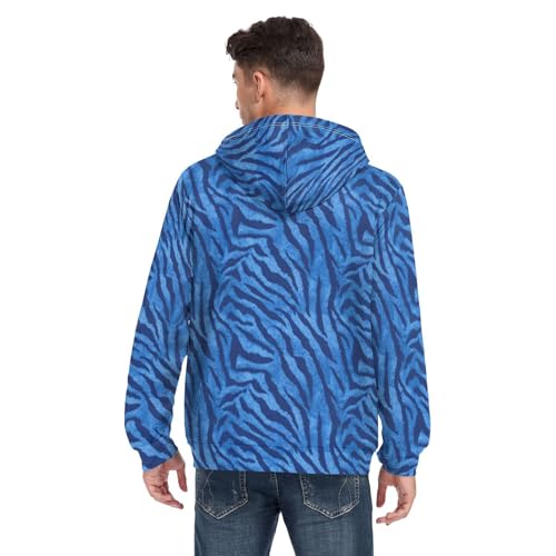 Laprad Men's Full Zip Hoodie Fleece Sweatshirt Long Sleeve Casual Coat3