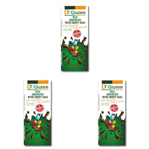 Dr. Gluten Glutensiz Çıtır Yumurtalı Sütlü Çikolata 80 g (3 paketi)