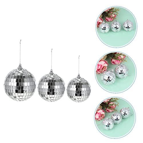 TOYANDONA 6 Peças Bola De Espelhos Bola De Discoteca Decoração Suspensa Bar Bola De Discoteca Decora