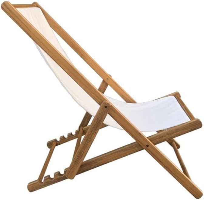 D-Art Collection Teak Wood Sling Chair