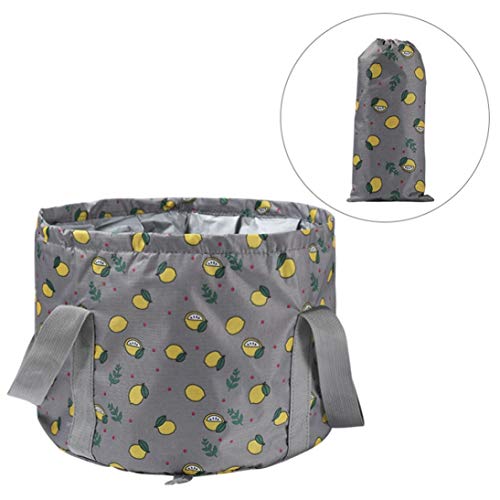 djryj - Cubeta de Agua Plegable Multifuncional para Pesca, Camping, Senderismo, Viajes, Almacenamiento de Agua, Color h04, tamaño 36 * 34 * 27CM