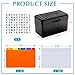 Wooswen Index Card Holder with Dividers and Ruled Index Cards, 30 Index Card Dividers 300 Ruled Index Cards 3 X 5Inch Easy to Use