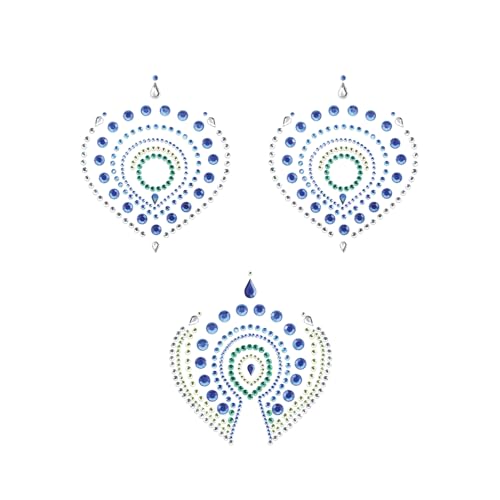 Image of Bijoux Indiscrets FLASH Pasties - Glitter Reusable Nipple Covers for Women - Self-Adhesive Body Jewelry for Any Occasion