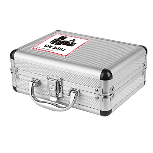 PACK4YA UN3481 110 x 120 mm Lithium-Ionen-Akku Transport Warnhinweise selbstklebend 20 Aufkleber