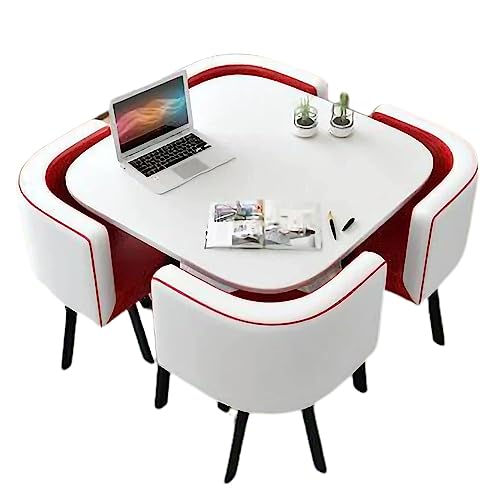 ダイニングテーブル 丸 ダイニングテーブルセットダイニングテーブルセット4人用会議テーブル おしゃれ ナチュラル リビング シンプル オフィス 商談ダイニングテーブル 椅子 5点セット 省スペース ダイニングセット 丸型 食卓セット 4人掛けダイニングテー