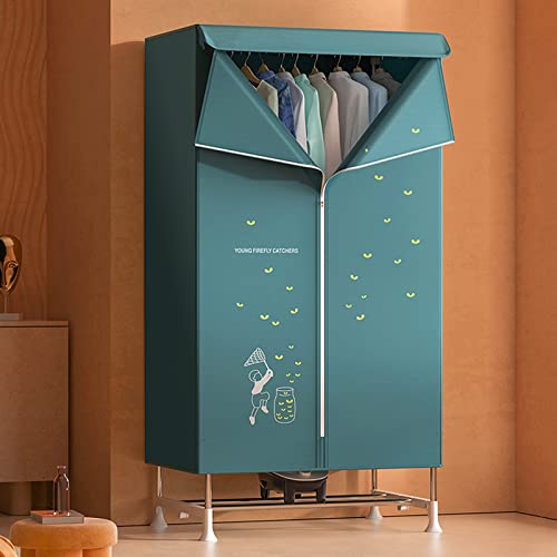 1500W Tendedero de Ropa Eléctrico Secadora de Ropa de Acero Inoxidable Capacidad de Carga 15 Kg Secadora de Doble Capa Eficiencia Energética, Estante de Secado de Ropa Independiente ( Color : Red )
