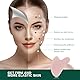 Gua Sha Steine Gesichts Jade Guasha Board Massage Tool Heart Shape Jade für Gesicht, Augen, Hals zur Hautpflege, Schönheit und Entspannung der Körpermuskulatur (Rosa)