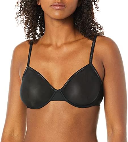 Calvin Klein Women’s Sheer Marquisette Unlined Demi Bra Calvin Klein Women’s Sheer Marquisette Unlined Demi Bra