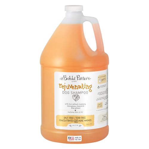 Bobbi Panter Rejuvenating Dog Shampoo, Restores & Revitalizes Skin & Fur, Orange Citrus Scent - 30:1 Concentrated Formula, Made in The USA, Trusted by Professional Groomers, 1 Gal.