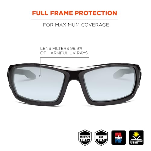 Image of Ergodyne Skullerz ODIN Safety Glasses Sunglasses, Impact Resistant Z87.1+