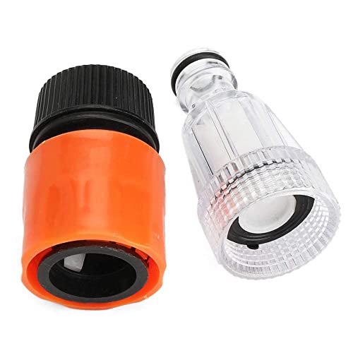 Universal Plastic 3/4 Inch Washer Water Filter Pressure Connection Fitting for AR Blue Clean COD, Orange - Image 2