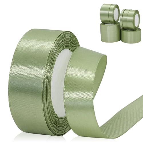 23M Satinband Salbeigrün 30mm Satinband Bänder, Breit Schleifenband...
