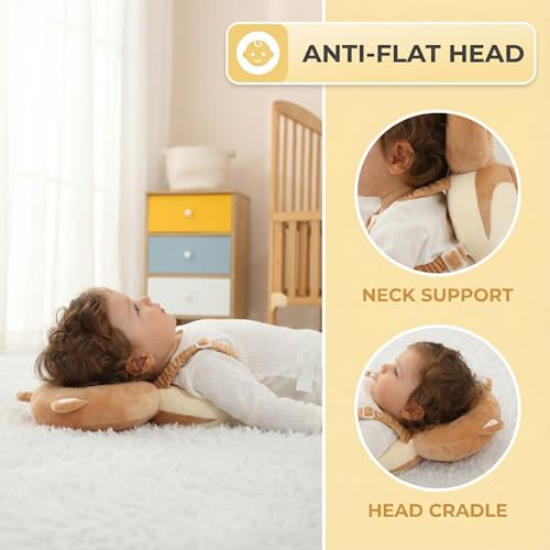 Image of Baby Head Protector Backpack - Soft & Lightweight Head Protection Pillow for Bebe Walking and Crawling(Corgi)