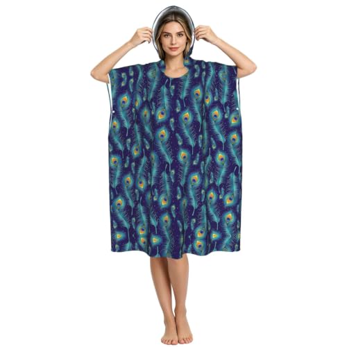 Poncho piscine adulte en microfibre pour vos sorties à la plage