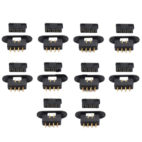 Connecteur Multiplex pour systèmes d'entraînement à faible courant en modélisme - 10 paires