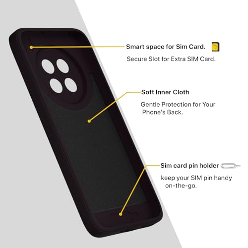 Image of Pikkme Back Cover for Oppo F31 Pro Plus 5G Soft Matte Silicone Mag-Safe Design (Mag-Safe Not Support) Camera Protection | Slim Fit Bumper Cover (Purple)