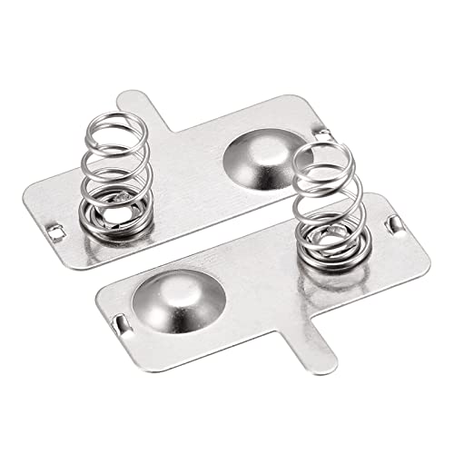 MECCANIXITY Battery Spring Plate AA Battery Spring Contact Nickel Plate 28mmx12mm 20 Pcs