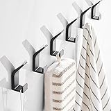 ✔【Stilvolles Design】Stilvolles, funktionelles und modernes Design, Das elegante Design des Handtuchhaken wertet jedes Bad oder jede Küche optisch auf und unterstützt ein modernes und zeitlos-elegantes Ambiente.