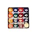 GUOQING 16pcs/Set 25mm Resin Mini Billardkugel Kinder Spielzeug Kleine Pool Queue Bälle Full Set Mini Billardtisch Billiard Training Ball