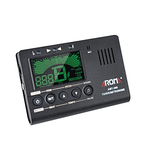 SIMBAE Accordeur électrique AMT-560 Accordeur électrique et métronome micro intégré avec câble de micro 6,3 mm pour guitare, basse, violon, ukulélé, universel portable - Les Beatles, Paul McCartney, John Lennon, RIngo Starr, George Harrison SIMBAE Accordeur électrique AMT-560 Accordeur électrique et métronome micro intégré avec câble de micro 6,3 mm pour guitare, basse, violon, ukulélé, universel portable – Image 8