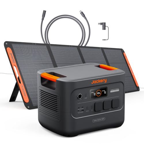 Jackery E3000 V2 3072Wh Powerstation mit 200W Solarpanel mit 5M...