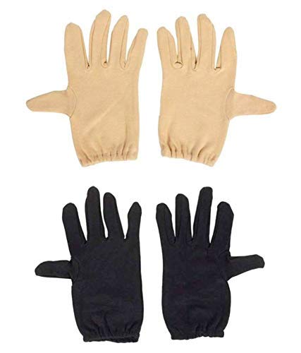 London Paree Sun Protection Cotton Half Hand Gloves for Men/Women Fieldway Hand Gym Sports Gloves for Sun Burn Skin Tan Protection SPF Proof UV Block SBB07 Set of 2-image-4