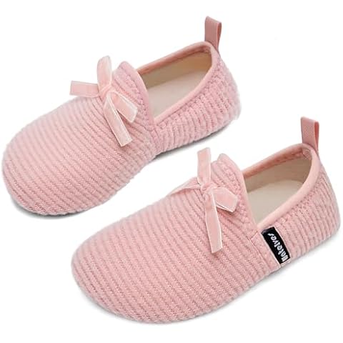 WateLves Kids Winter Furry Slippers Cover