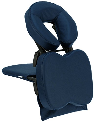 TAOline TRAVEL MATE, Tischaufsatz mit verstellbarer Kopfstütze für mobile Massage, statt Massagestuhl, klein & leicht, inklusive Transporttasche, (dunkel-blau) Cover