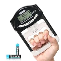 Amazon | デジタル握力計 高精度 正規品 グリップ幅調整可能 0-90kg