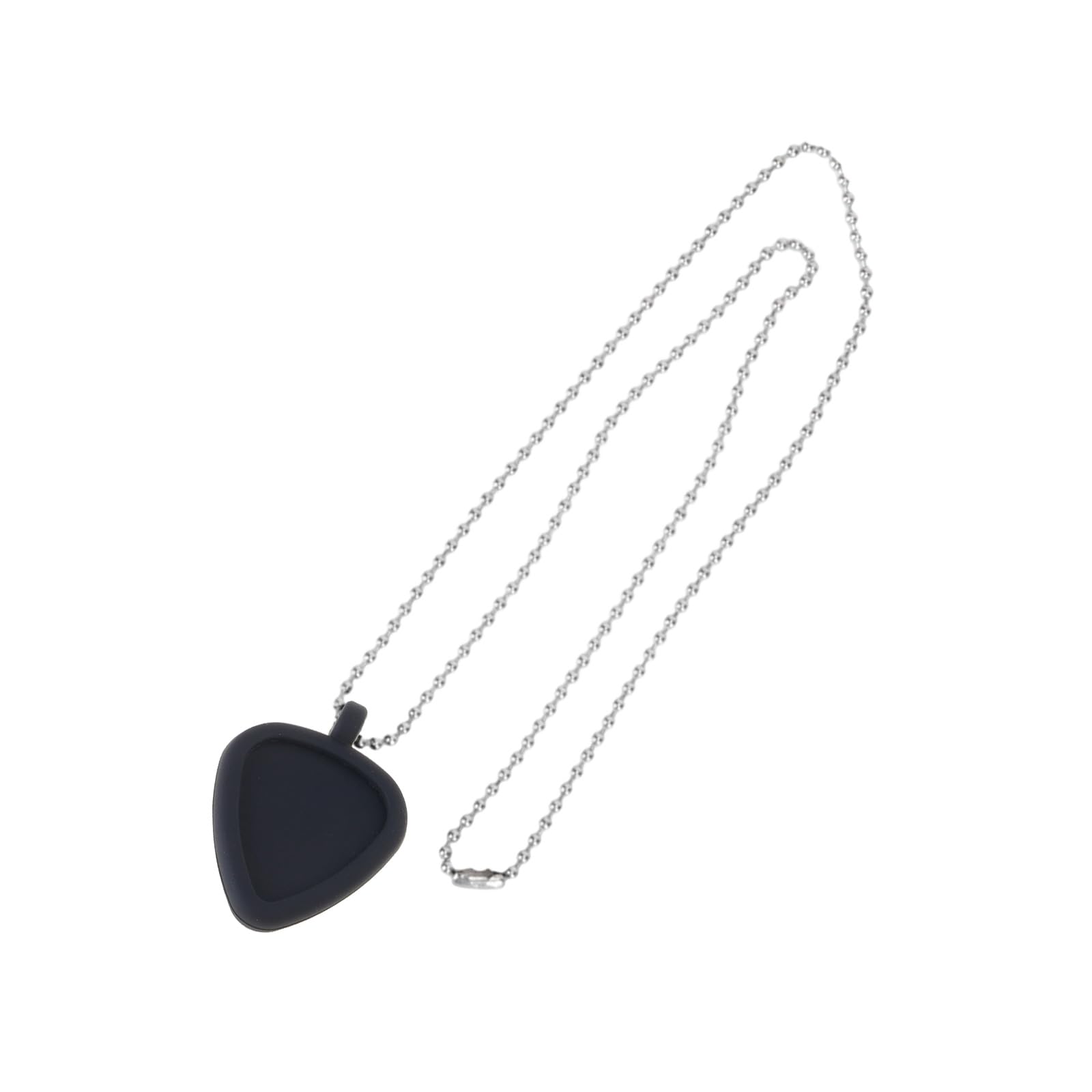ZWWAAZHF Silicone Guitar Pick Holder Necklace Bass Ukulele Accessories Storage Musical Jewelry with Holder for Guitarists Guitar Necklace