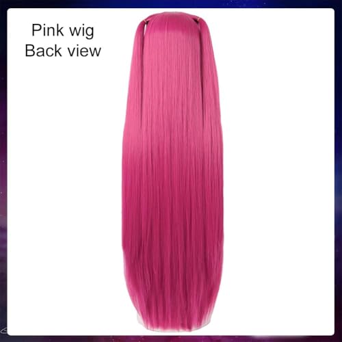ZKR Mira Wig Kids，Pink Wig Women and Girls Halloween Cosplay Props2