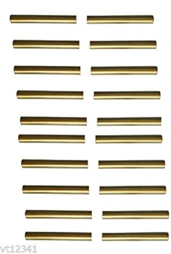 Click to view larger image Have one to sell? Sell now 20 slimline tubes brass tubes, 2 1/32