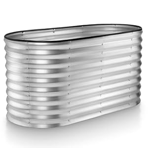 Plant & Plot Verzinktes Metall Hochbeet 1,2m