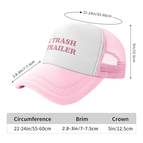 Image of Funny Trucker Hats for Women Hot Pink Funny Gag Baseball Cap for Girls Women Men Hat