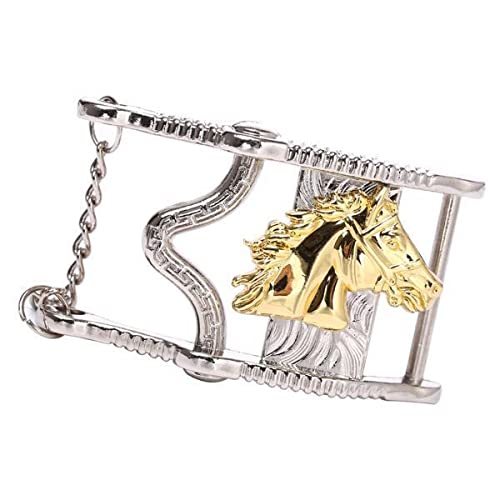 BNF®2xAntique Zinc Alloy Western Cowboy Rodeo Horse Head Belt Buckle for Mens 02|Clothing Shoes & Accessories|Mens Accessories|Belt Buckles-image-4