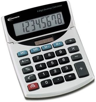 Innovera 15925 Calculadora de mano, LCD de ocho dígitos (paquete de 2) por Innovera